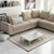 sofas de canto bege