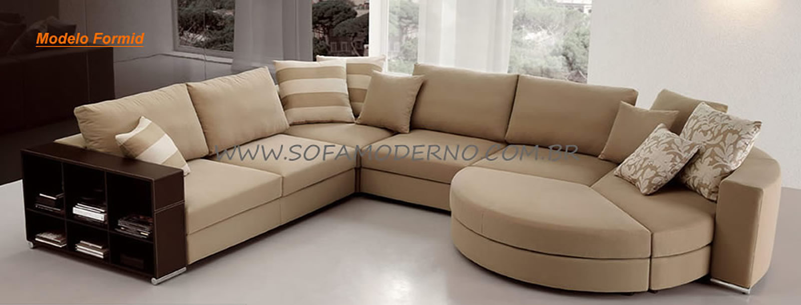 Sofa moderno - Modelos com garantia lindos do Brasil | sofamoderno.com.br