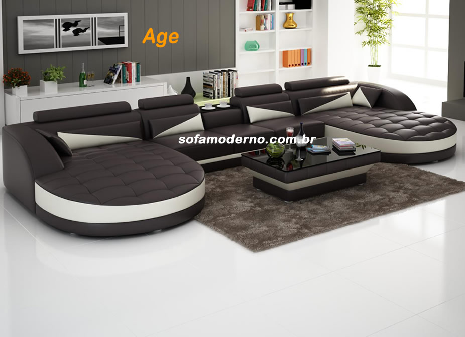 puzzle Grave Loosen Sofa moderno - Modelos com garantia lindos do Brasil | sofamoderno.com.br