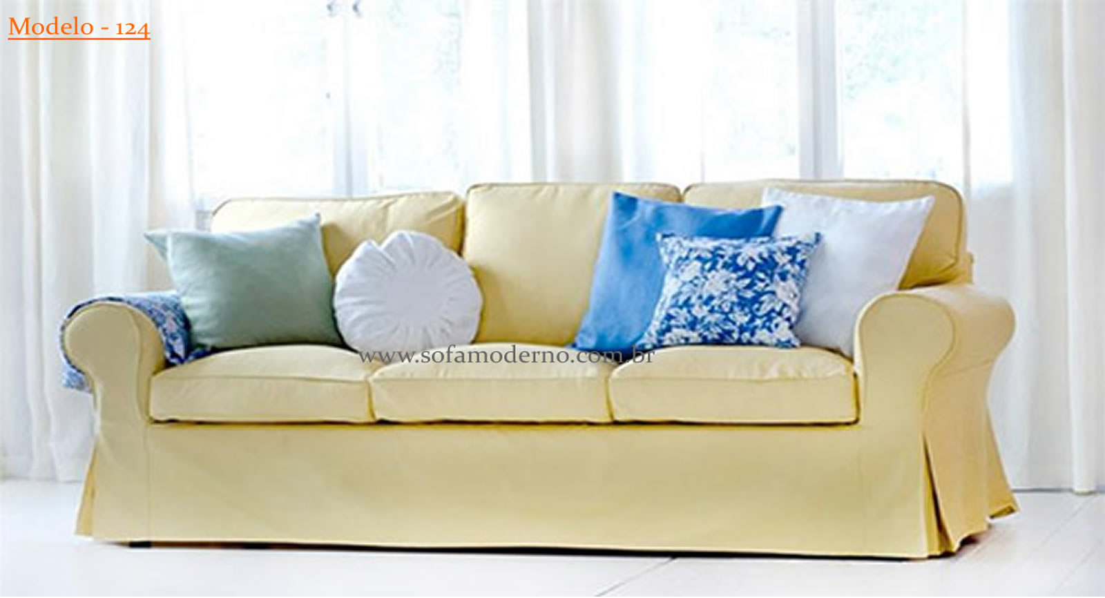 sofa com capa
