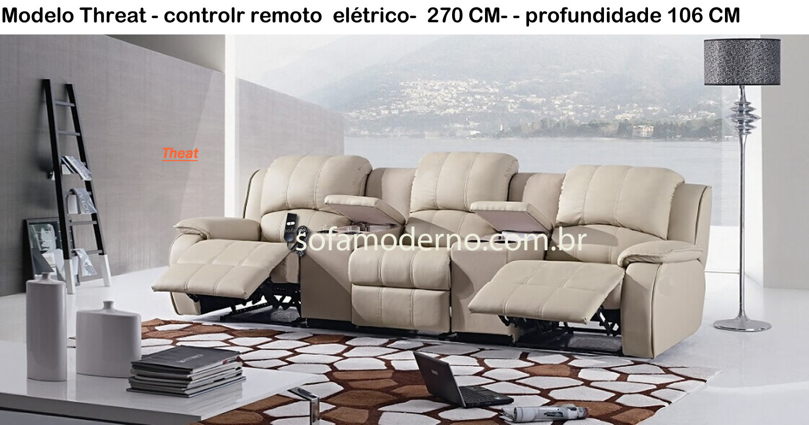 sofa controle remoto