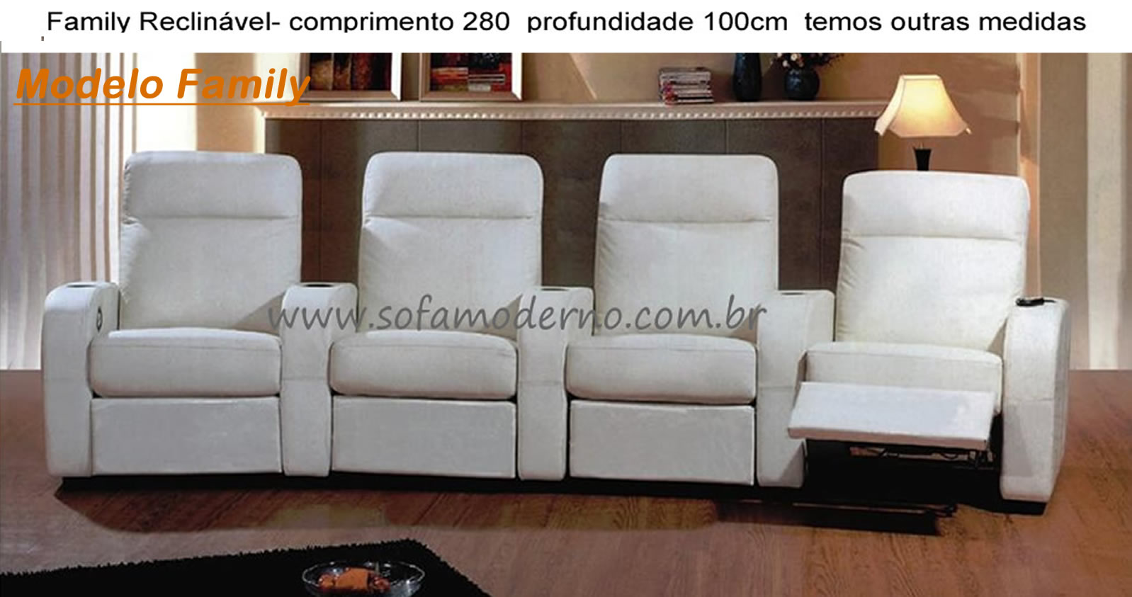 Sofá para home - Estofado confortável para home theater - Sofá para sala de  tv | sofamoderno.com.br