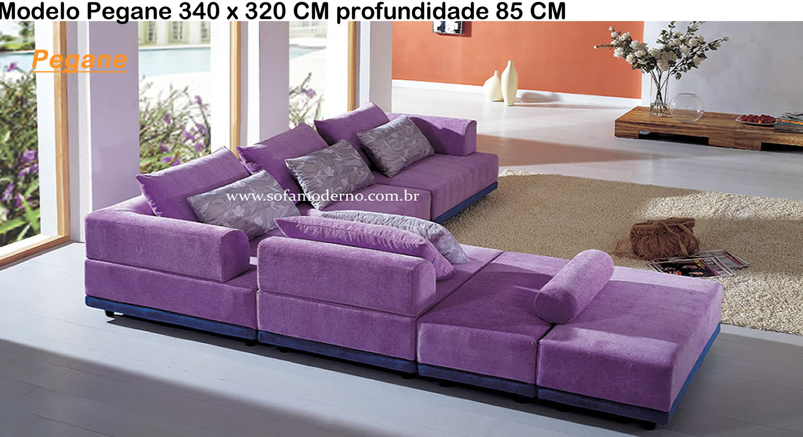 sofa modelo moderno