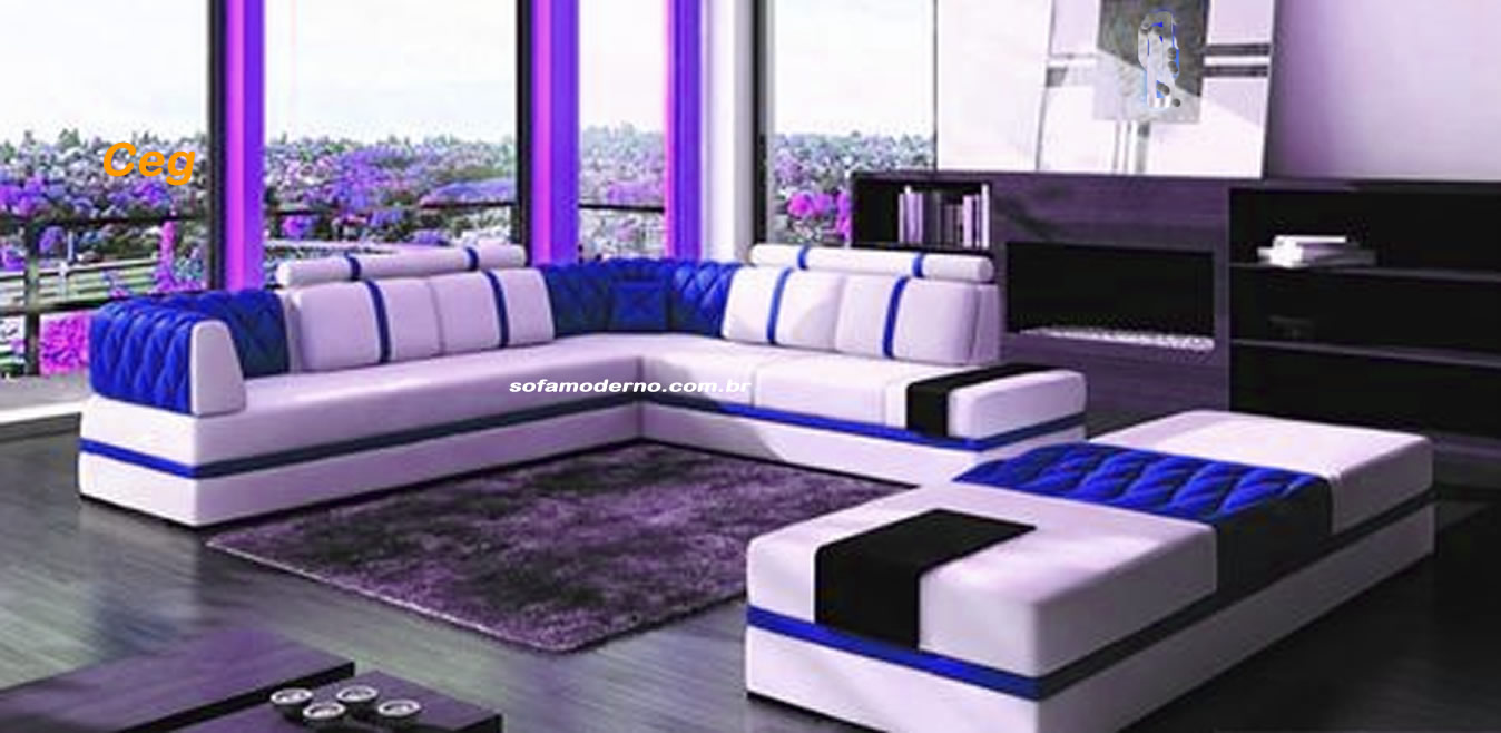 Sofa moderno - Modelos com garantia lindos do Brasil | sofamoderno.com.br